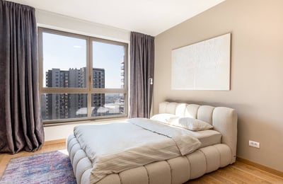 Аренда современной 2-комнатной квартиры, 55 м², ЖК BW Aurora, район Белград-на-Воде, Белград, Сербия